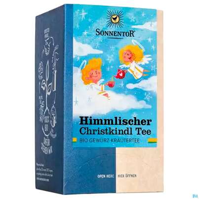 Sie sehen eine Packung Sonnentor Tee/bio Himmlischer Christkindl 02305 18st, Produktbild: 06 Sonnentor Tee/bio Himmlischer Christkindl 02305 18st, A-Nr.: 3176024 - 06