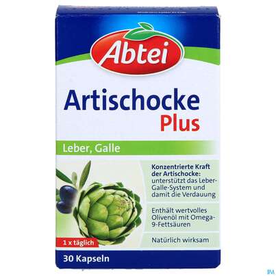 Artischocke Plus Kapseln Abtei Titandioxidfrei 50000 30st, A-Nr.: 5746201 - 01