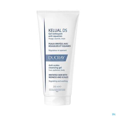 Sie sehen eine Packung Ducray Kelual Ds Reinigungsgel Neu 200ml, Produktbild: 06 Ducray Kelual Ds Reinigungsgel Neu 200ml, A-Nr.: 5862261 - 06