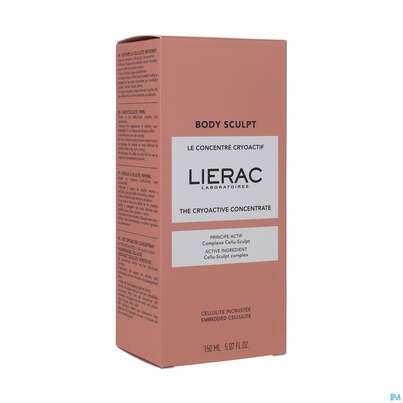 Sie sehen eine Packung Lierac Body/sculpt Cryoactive Concentrate 150ml, Produktbild: 02 Lierac Body/sculpt Cryoactive Concentrate 150ml, A-Nr.: 5849792 - 02
