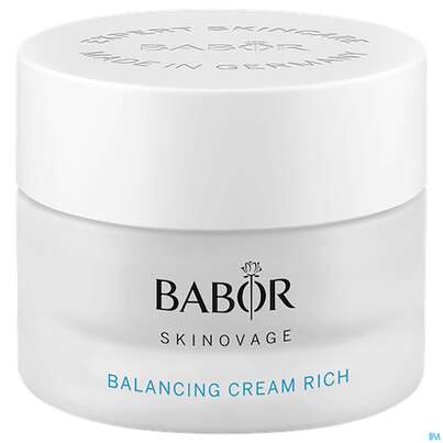 Sie sehen eine Packung Babor Skinovage/balancing Cream Rich 40291 50ml, Produktbild: 02 Babor Skinovage/balancing Cream Rich 40291 50ml, A-Nr.: 5578554 - 02