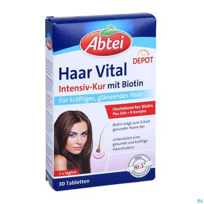 Abtei Tabl Haar Vital Titandioxidfrei 50000 30st, A-Nr.: 5720443 - 03