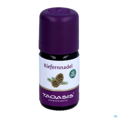 Sie sehen eine Packung Aetherische Oele Taoasis Bio Kiefernnadel 5ml, Produktbild: 01 Aetherische Oele Taoasis Bio Kiefernnadel 5ml, A-Nr.: 4558259 - 01