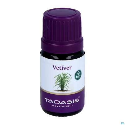 Sie sehen eine Packung Aetherische Oele Taoasis Bio Vetiver 5ml, Produktbild: 03 Aetherische Oele Taoasis Bio Vetiver 5ml, A-Nr.: 3496579 - 03