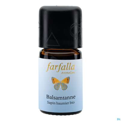 Sie sehen eine Packung Aetherische Oele Farfalla Wildsammlung/bio Balsamtanne 5ml, Produktbild: 01 Aetherische Oele Farfalla Wildsammlung/bio Balsamtanne 5ml, A-Nr.: 4866386 - 01