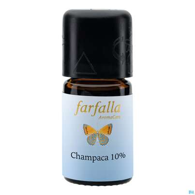 Sie sehen eine Packung Aetherische Oele Farfalla/absolue Champaca 10% 5ml, Produktbild: 01 Aetherische Oele Farfalla/absolue Champaca 10% 5ml, A-Nr.: 5237043 - 01