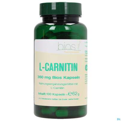 Bios l-carnitin 360mg 100 Kapseln, A-Nr.: 3892016 - 02