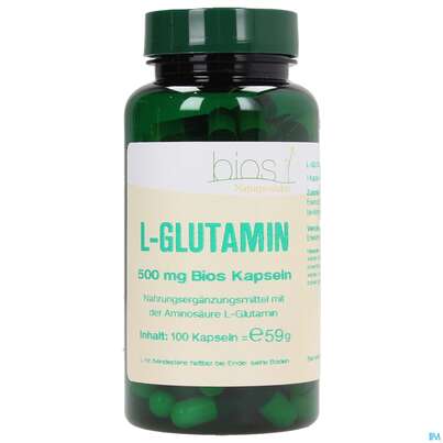 Bios l-glutamin 500mg 100 Kapseln, A-Nr.: 3892074 - 02