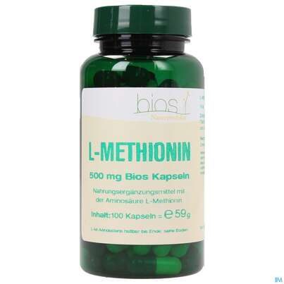 Bios l-methionin 500mg 100 Kapseln, A-Nr.: 3892163 - 02