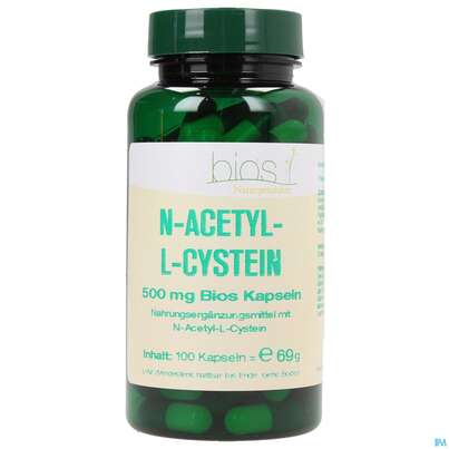 Bios N-acetyl-l-cystein 500mg 100 Kapseln, A-Nr.: 3892559 - 02