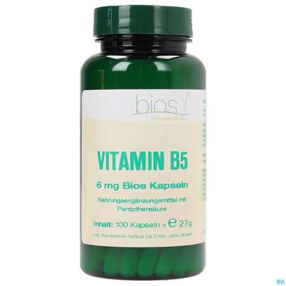 Bios Vitamin B5 6mg 100 Kapseln, A-Nr.: 4246850 - 02
