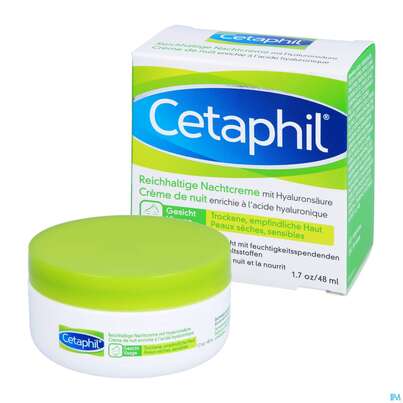 Cetaphil Nachtcreme +hyaluronsaeure Reichhalt 48ml, A-Nr.: 4839343 - 04