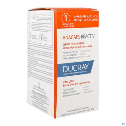 Ducray Anacaps F.d.haar Haarausfall Kapseln Reaktiv23 90st, A-Nr.: 5744975 - 05