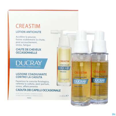 Sie sehen eine Packung Ducray Creastim Anti Haarausfall Intensivlotion 60ml, Produktbild: 05 Ducray Creastim Anti Haarausfall Intensivlotion 60ml, A-Nr.: 4146580 - 05