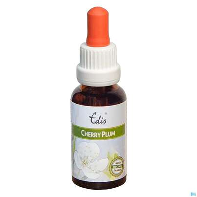 Sie sehen eine Packung Edis Bio 06 Cherry Plum Alkoholfrei 20ml, Produktbild: 01 Edis Bio 06 Cherry Plum Alkoholfrei 20ml, A-Nr.: 4107522 - 01