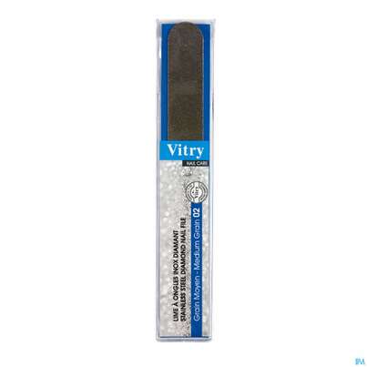 Sie sehen eine Packung Vitry Nagelfeile Inox Diamant 03 1pc, Produktbild: 01 Vitry Nagelfeile Inox Diamant 03 1pc, A-Nr.: 4778133 - 01