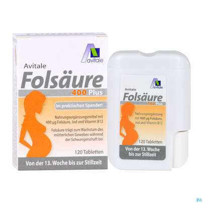 Folsaeure Tabl 400 Plus 120st, A-Nr.: 5296212 - 04