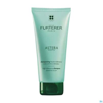 Sie sehen eine Packung Furterer Astera Sensitive Hochverträgliches Shampoo 200ml, Produktbild: 04 Furterer Astera Sensitive Hochverträgliches Shampoo 200ml, A-Nr.: 5617165 - 04