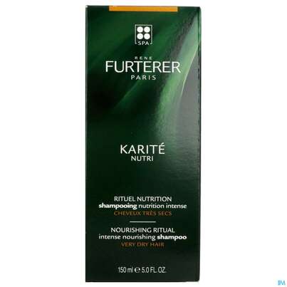 Sie sehen eine Packung Furterer Shea-butter Nutri Intensiv-nährendes Shampoo 150ml, Produktbild: 01 Furterer Shea-butter Nutri Intensiv-nährendes Shampoo 150ml, A-Nr.: 5439628 - 01