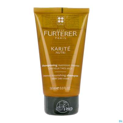 Sie sehen eine Packung Furterer Shea-butter Nutri Intensiv-nährendes Shampoo 150ml, Produktbild: 03 Furterer Shea-butter Nutri Intensiv-nährendes Shampoo 150ml, A-Nr.: 5439628 - 03