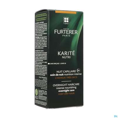Sie sehen eine Packung Furterer Shea-butter Nutri Nährende Nachtpflege 75ml, Produktbild: 02 Furterer Shea-butter Nutri Nährende Nachtpflege 75ml, A-Nr.: 5439692 - 02