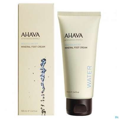 Sie sehen eine Packung Fuss Creme Ahava Mineral 100ml, Produktbild: 01 Fuss Creme Ahava Mineral 100ml, A-Nr.: 3945706 - 01