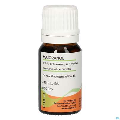 Sie sehen eine Packung Gall Pharma Majoranöl Embamed, Produktbild: 04 Gall Pharma Majoranöl Embamed, A-Nr.: 5633158 - 04