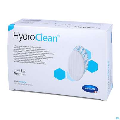 Hydroclean Wundkissen Oval 4x8cm 10st, A-Nr.: 5310679 - 02