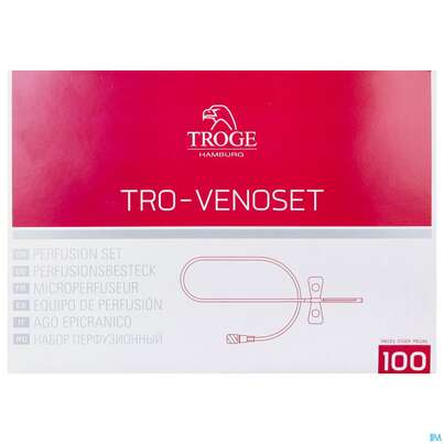 Injektionsspritzen U.zubeh. Butterfly Perfusionsbesteck Tro-venoset 21g 100st, A-Nr.: 5062684 - 01