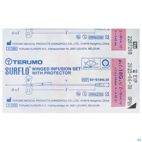 Injektionsspritzen U.zubeh. Butterfly/safety Perfusionsbesteck Surshield Surflo 18g 1,2x 1st, A-Nr.: 4172637 - 01