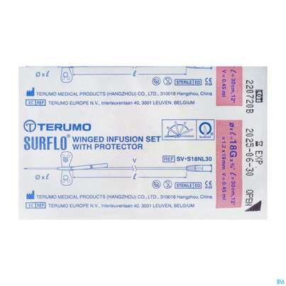 Injektionsspritzen U.zubeh. Butterfly/safety Perfusionsbesteck Surshield Surflo 18g 1,2x 1st, A-Nr.: 4172637 - 02