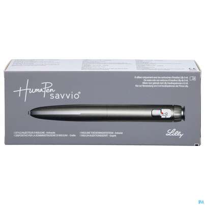 Injektionsspritzen U.zubeh. Insulin Humapen Savvio Graphit 1st, A-Nr.: 3979958 - 01