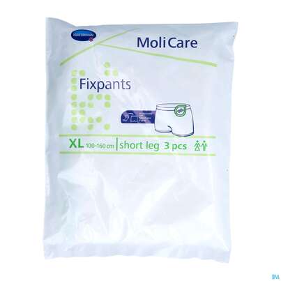Sie sehen eine Packung Inkontinenz Molicare Fixpants Netzhoeschen Short Leg Gr Xl 3st, Produktbild: 02 Inkontinenz Molicare Fixpants Netzhoeschen Short Leg Gr Xl 3st, A-Nr.: 1088072 - 02