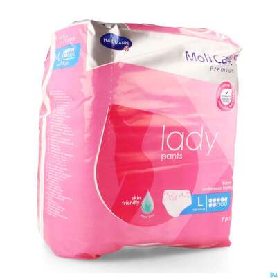 Inkontinenz Molicare Premium/lady/pants Tropfen 7 Large 7st, A-Nr.: 4918864 - 04