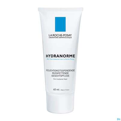 Sie sehen eine Packung La Roche Posay Gesichtspflege Hydranorme 40ml, Produktbild: 07 La Roche Posay Gesichtspflege Hydranorme 40ml, A-Nr.: 1609068 - 07