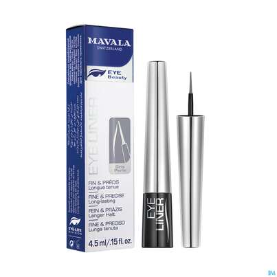 Sie sehen eine Packung Mavala Eye-liner Gris Perle/perlgrau 4,5ml, Produktbild: 03 Mavala Eye-liner Gris Perle/perlgrau 4,5ml, A-Nr.: 3651100 - 03
