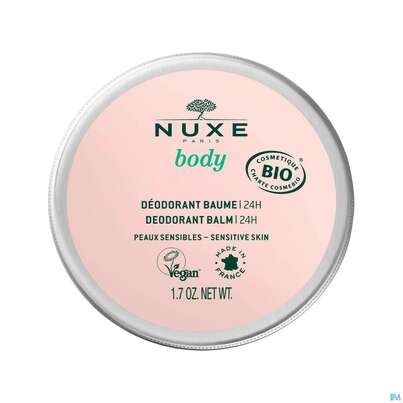 Sie sehen eine Packung Nuxe Body 24h Deodorant Balm Fuer Empfindliche Haut 50g, Produktbild: 02 Nuxe Body 24h Deodorant Balm Fuer Empfindliche Haut 50g, A-Nr.: 5837458 - 02