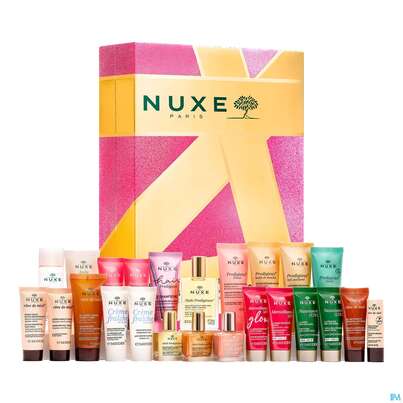 Sie sehen eine Packung Nuxe Xmas/2024/adventkalender 24 Mini Nuxe Must Haves 1st, Produktbild: 03 Nuxe Xmas/2024/adventkalender 24 Mini Nuxe Must Haves 1st, A-Nr.: 5900346 - 03