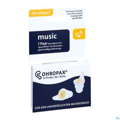 Ohrenschutz Ohropax Music Spezial Filter-1 Paar Pgerm 2st, A-Nr.: 4778475 - 03