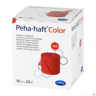 Peha-haft Color Latexfrei Red 20mx 10cm 1st, A-Nr.: 3879814 - 02