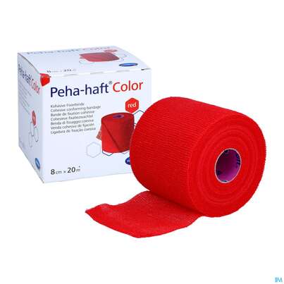 Peha-haft Color Latexfrei Red 20mx 8cm 1st, A-Nr.: 3879808 - 07