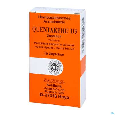 Quentakehl Suppositorium D3 10st, A-Nr.: 2402783 - 02