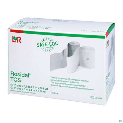 Sie sehen eine Packung Rosidal Tcs Zweikomponenten- Kompressionssystem 1st, Produktbild: 02 Rosidal Tcs Zweikomponenten- Kompressionssystem 1st, A-Nr.: 4099219 - 02