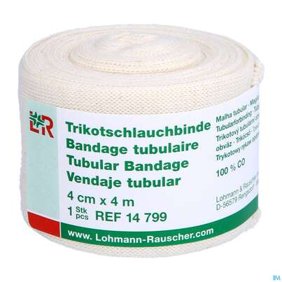 Sie sehen eine Packung Schlauchverband Trikotschlauchbinden Nach Din 61633 -rauscher 4mx 4cm 1st, Produktbild: 01 Schlauchverband Trikotschlauchbinden Nach Din 61633 -rauscher 4mx 4cm 1st, A-Nr.: 1500029 - 01