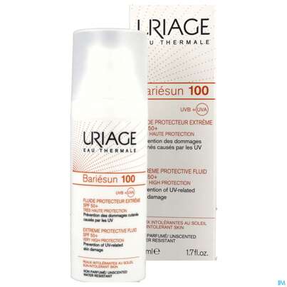 Sonnenprodukte Uriage/bariesun Schutz-fluid Extrem 100 Spf50+ 50ml, A-Nr.: 5617900 - 07