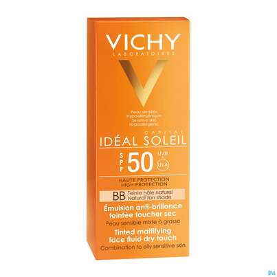 Sonnenprodukte Vichy Ideal Soleil Bb Dry Touch Fluid Lsf50 50ml, A-Nr.: 4180849 - 01
