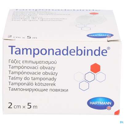 Tamponadebinden -hartmann 24faed Steril 5mx 2cm 1st, A-Nr.: 1724579 - 01