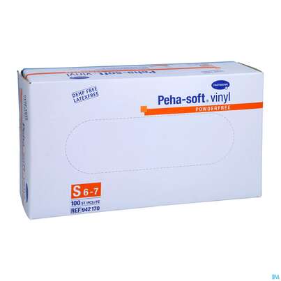 Untersuchungshandschuhe Peha/soft/puderfrei Vinyl Unsteril Klein S 94217 100st, A-Nr.: 2369235 - 03