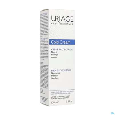 Sie sehen eine Packung Uriage Cold Cream Schutzcreme 100ml, Produktbild: 02 Uriage Cold Cream Schutzcreme 100ml, A-Nr.: 5618153 - 02