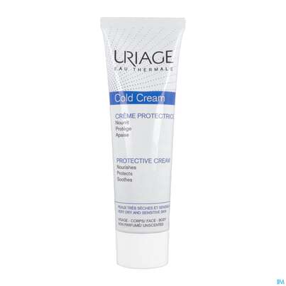 Sie sehen eine Packung Uriage Cold Cream Schutzcreme 100ml, Produktbild: 03 Uriage Cold Cream Schutzcreme 100ml, A-Nr.: 5618153 - 03